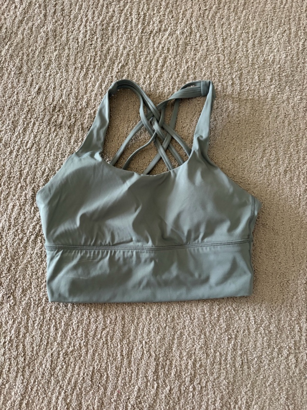 CRZ Yoga Crossback Sports Bra - Sage Green